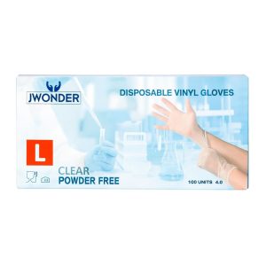 Guantes De Vinilo Transparente L