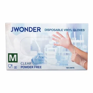 Guantes De Vinilo Transparente M