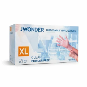 Guantes De Vinilo Transparente XL