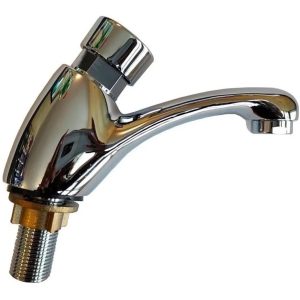 Llave Lavatorio Temporizada Gorda Mediana