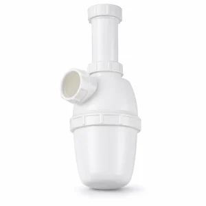 Sifón Lavaplatos 1 1/2 Salida Recta Plástico