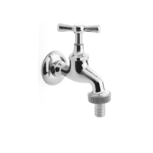 Llave Lavadero Con Flange He He 1/2 3/4