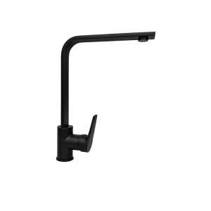 Llave Monomando Lavaplatos Vertical Notte Negro