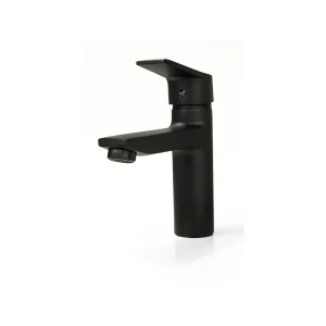 Llave Monomando Lavamanos Notte Negro