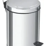 Basurero Papelero Pedal 5 L Acero Inoxidable Color Gris - foto 4