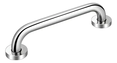 Barra De Seguridad Recta 30 Cm Ducha Baño Acero Inoxidable Plateado
