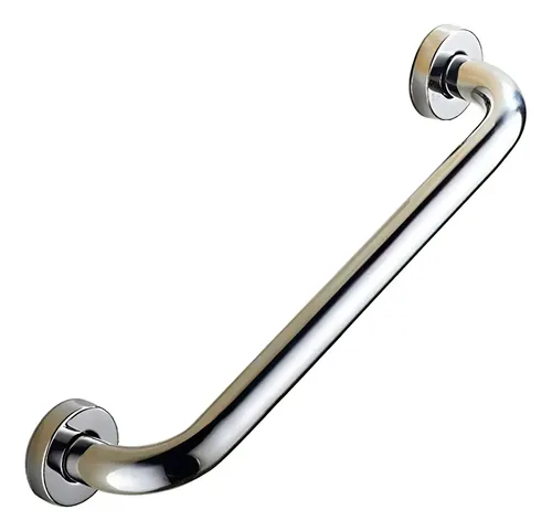 Barra De Seguridad Recta 60 Cm Acero Inoxidable Baño Ducha Plateado