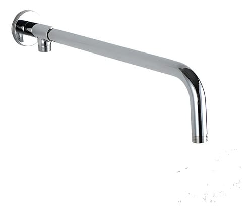 Brazo Para Plato De Ducha 30 Cm Entrada Flexible Acero Inox Plateado Cromado Plateado