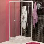 Shower Door Y Receptáculo 80x80x195 Vidrio Templado - foto 4