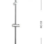 Barra De Soporte Ducha Deslizable 65 Cm Acero Inoxidable - foto 5