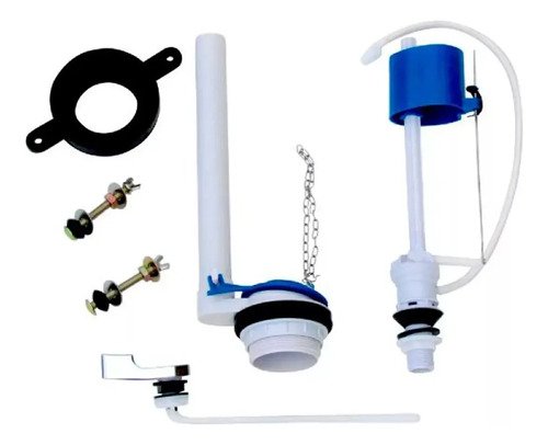 Kit Para Estanque Wc Carga Descarga Y Fijaciones