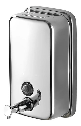 Dispensador Jabón Acero Inoxidable 800ml Baño Oficina Hogar Plateado