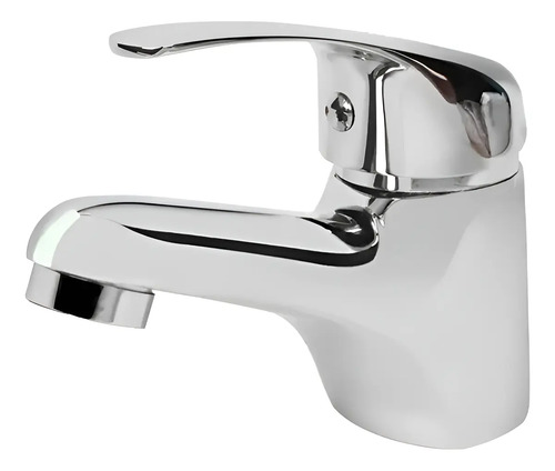 Llave Lavamanos Lavatorio Colomba Acero Inoxidable Baño Plateado