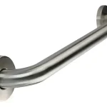 Barra Seguridad Recta Ducha Baño 60 Cm X 3,2 Cm Inoxidable Plateado - foto 5