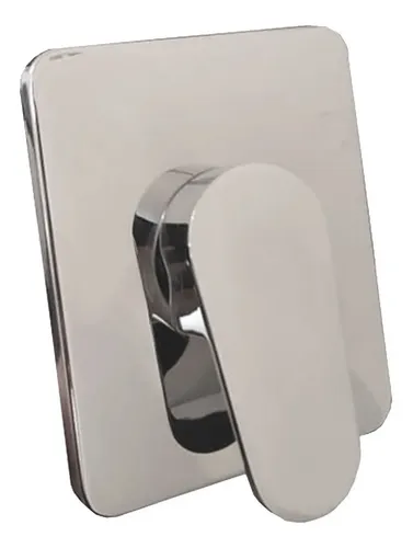Mezcladora De Baño Victtorino Monocomando De Acero Inoxidable Cromado Brillante Para Ducha Empotrada