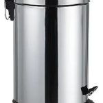 Basurero Pedal 12 L, Práctico Y Funcional Plateado - foto 4
