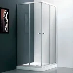 Shower Door Y Receptáculo 80x80x195 Vidrio Templado - foto 3