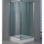 Shower Door Y Receptáculo 80x80x195 Vidrio Templado - foto 2