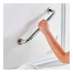 Barra De Seguridad Recta 40 Cm Baño Ducha Acero Inoxidable Plateado - foto 3