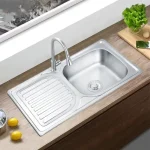 Lavaplatos Empotrado Simple 80x44 Secador Izquierdo Plate - foto 3