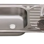 Lavaplatos 80x44 Acero Inox Llave Colomba + Canastillo Pack Plateado - foto 2