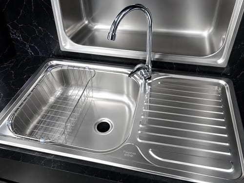 Pack Lavaplatos 80x44 Sec Der + Rejilla + Llave Colomba Plateado