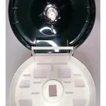 Dispensador De Papel Higiénico Acrílico Con Llave Azul Marino - foto 3