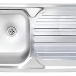 Lavaplatos Empotrado Simple 100x44 Inoxidable Derecho Plateado - foto 2