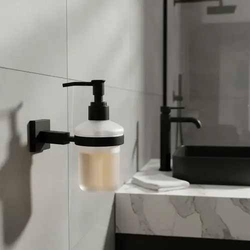 Dispensador De Jabón Modelo Schwarz Negro Negro