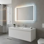 Espejo Rectangular Moderno 3 Luces Led Fría-calida Blanco - foto 4