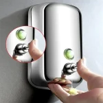 Dispensador Jabón Acero Inoxidable 800ml Baño Oficina Hogar Plateado - foto 3