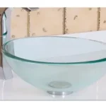 Lavamanos Sobrepuesto De Vidrio Transparente Redondo Täumm De 41.5 - foto 4