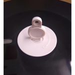 Dispensador De Papel Higiénico Acrílico Con Llave Azul Marino - foto 5