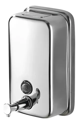 Dispensador De Jabón Acero Inoxidable 500ml Plateado
