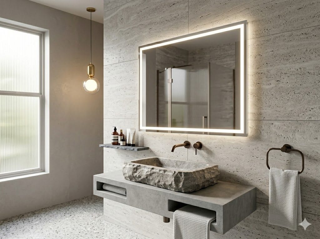 Baño con LED
